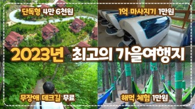 경북 영주 국립산림치유원 가을 최고의 여행지 추천 숙박 치유 휴식 체험 예약방법