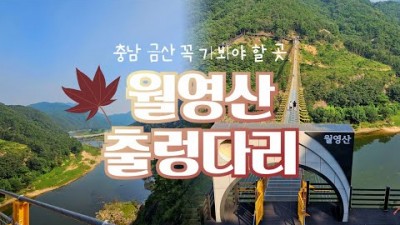 금산 월영산 출렁다리 금강 트레킹코스 원골인공폭포 여울목카페 원골유원지 금산여행 가볼만한곳 추천